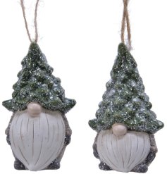 A Woodland Inspired Assortment of 2 Hanging Decorations