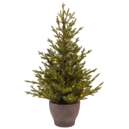 Light Up Christmas Tree for outdoor Use, 90cm