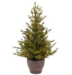 Light Up Christmas Tree for outdoor Use, 90cm