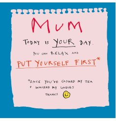 A Humorous Greetings Card For Your Mum