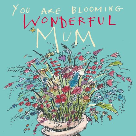 15cm You Are Blooming Wonderful Greetings Card