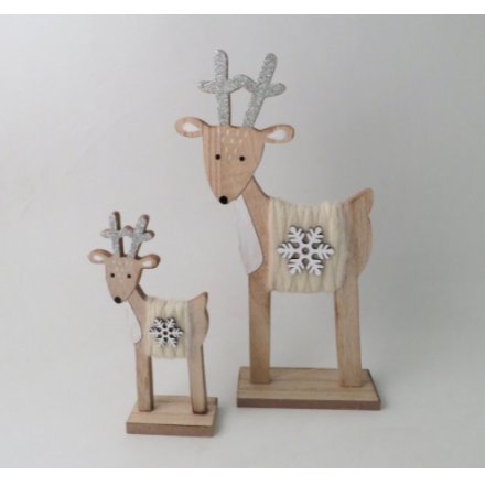 Reindeer Decoration W/snowflake