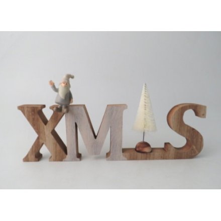 Xmas Decoration With Santa & Tree