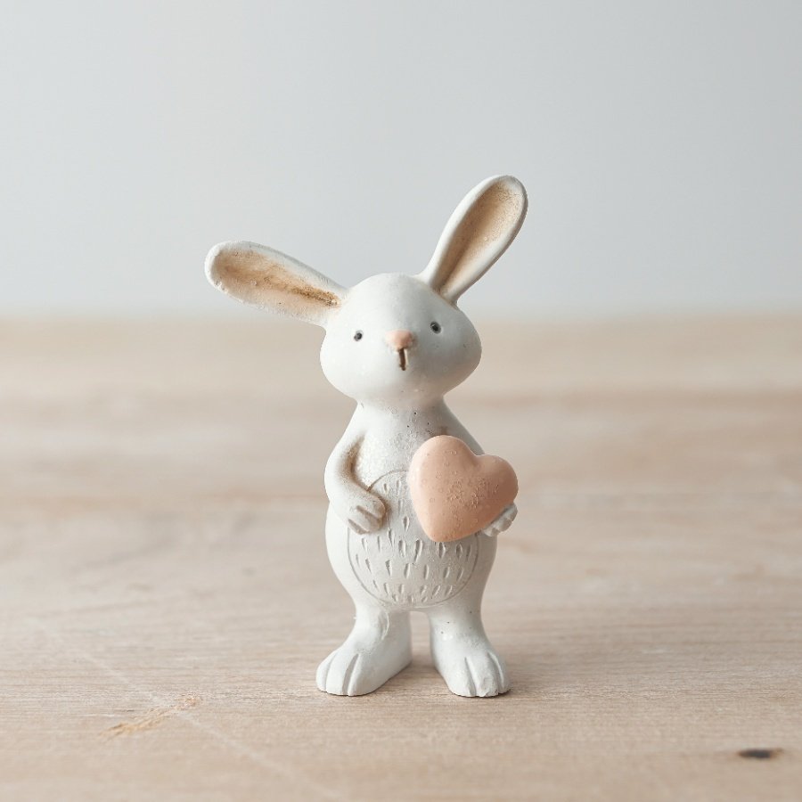 A super cute ornament featuring a white rabbit