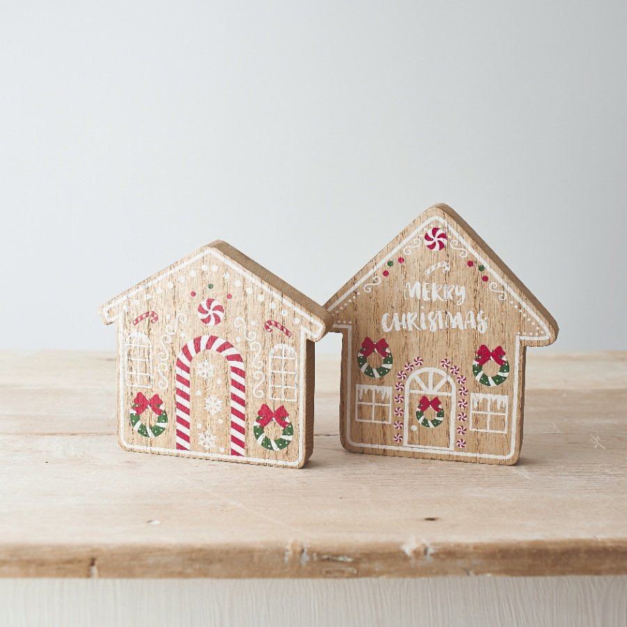 A Charming Assortment of 2 Wooden Ornaments