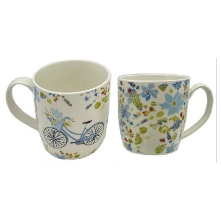 Julie Dodsworth Set Of 2 Porcelain Mugs