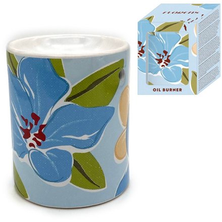 Florens Rhododendron Printed Ceramic Oil Burner