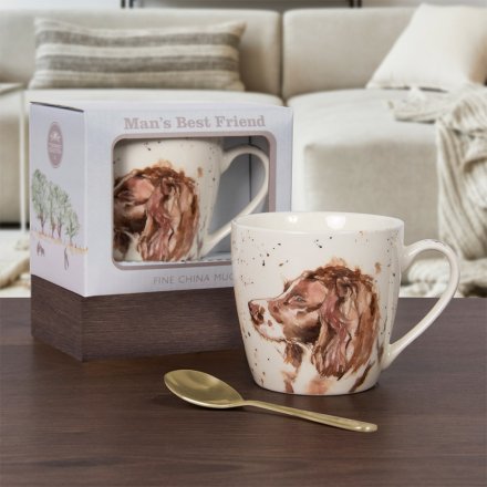 Man's Best Friend Spaniel China Mug