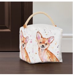 The cutest Chihuahua doorstop!