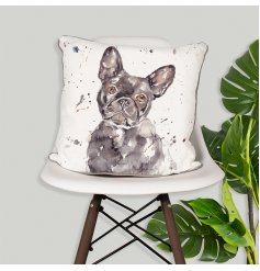A lovely scatter cushion for a frenchie lover! 