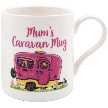 Mum's Ceramic Caravan Mug