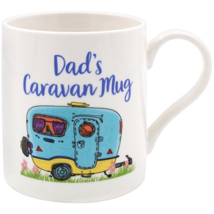 Dad's Ceramic Caravan Mug