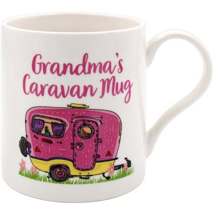 Grandma's Ceramic Caravan Mug