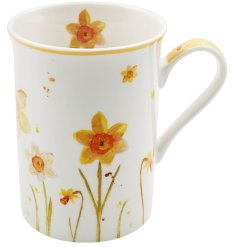 A charming ceramic mug