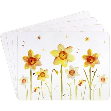S/4 Daffodils Placemats