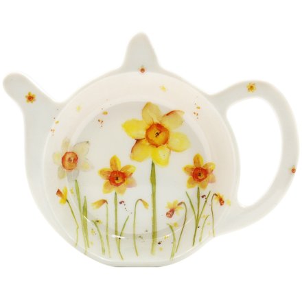 Daffodils Teabag Tidy