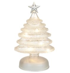 A simply stunning large glass christmas tree decoration