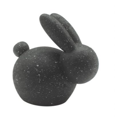 Black Rabbit Stone Effect - Small