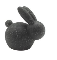A simplistic rabbit ornament