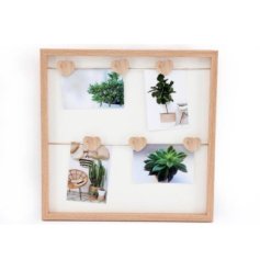 A charming wooden photo frame