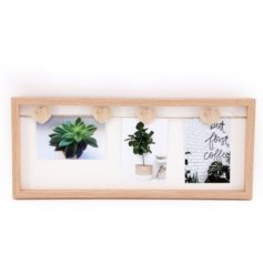 A charming wooden photo frame
