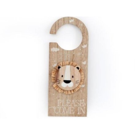 Lion Door Hanger 23x8.5cm