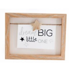 Frame a quote or a treasured photo of your choice