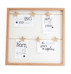 A charming wooden photo frame