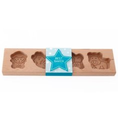 Embossed farm animal baking mould