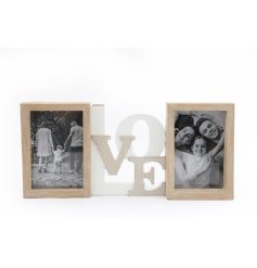 A charming wooden photo frame