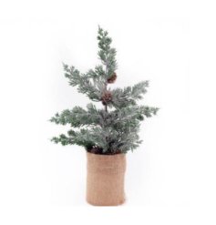 A simplistic and festive artificial tree