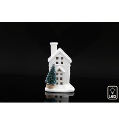 A charming little ceramic house