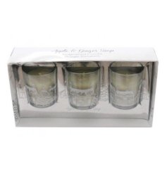A charming assortment of 3 votive candles