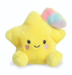 A super cute and colourful palm pal star soft toy