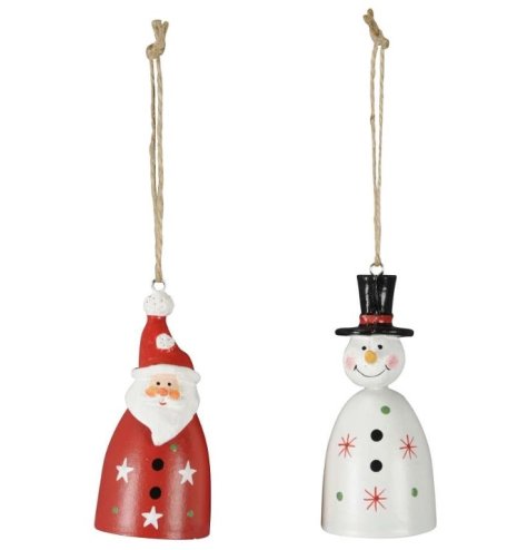 A festive assortment of 2 hanging decorations