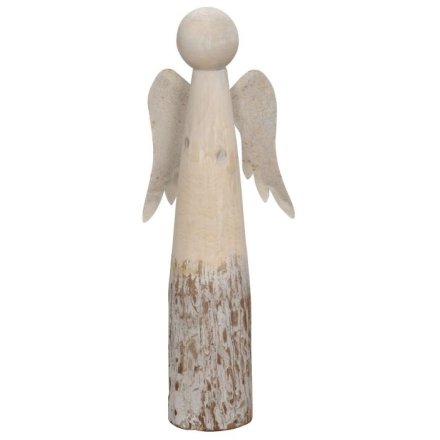 Wooden Angel Decoration, 29.5cm