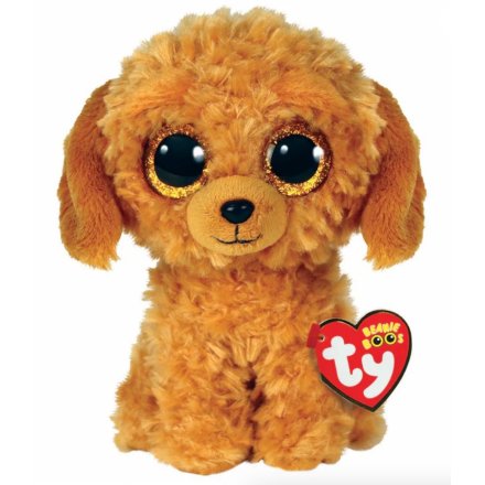 Noodles Dog Beanie Boo Soft Toy TY 16cm