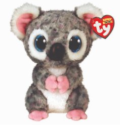 With his adorable wide blue glittery eyes, this Karli the Koala soft toy is part of the TY Beanie Boo Range 