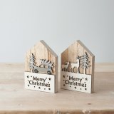 A charming assortment of 2 wooden houses