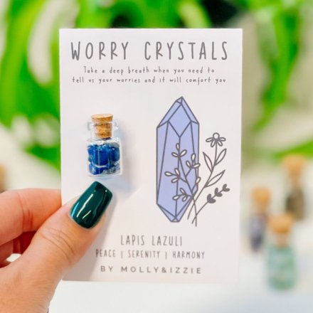 Little Jar Worry Crystals, Lapis Lazuli