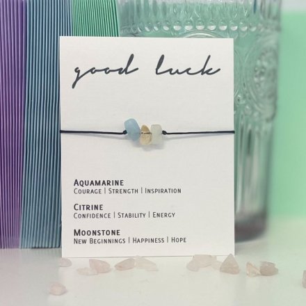 Good Luck - Adjustable Crystal Bracelet