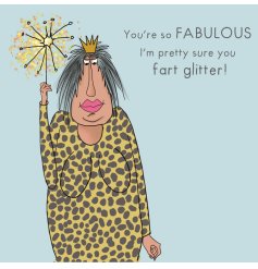 A fabulous greetings card for a fabulous friend