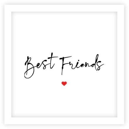 Best Friends Greetings Card, 15cm