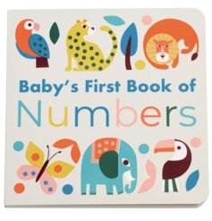 A colourful first numbers book