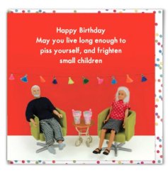 Fun Cheeky Birthday Card