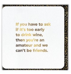 The perfect card for someone that loves wine!