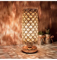 Gold Crystal Aroma Lamp