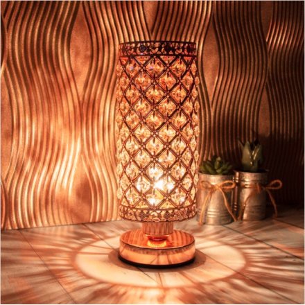 Rose Crystal Aroma Lamp 30cm
