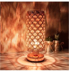 Rose Crystal Aroma Lamp
