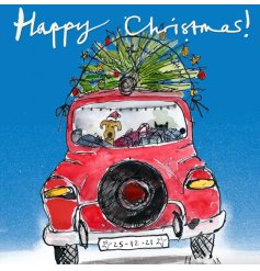A festive and colourful greetings card